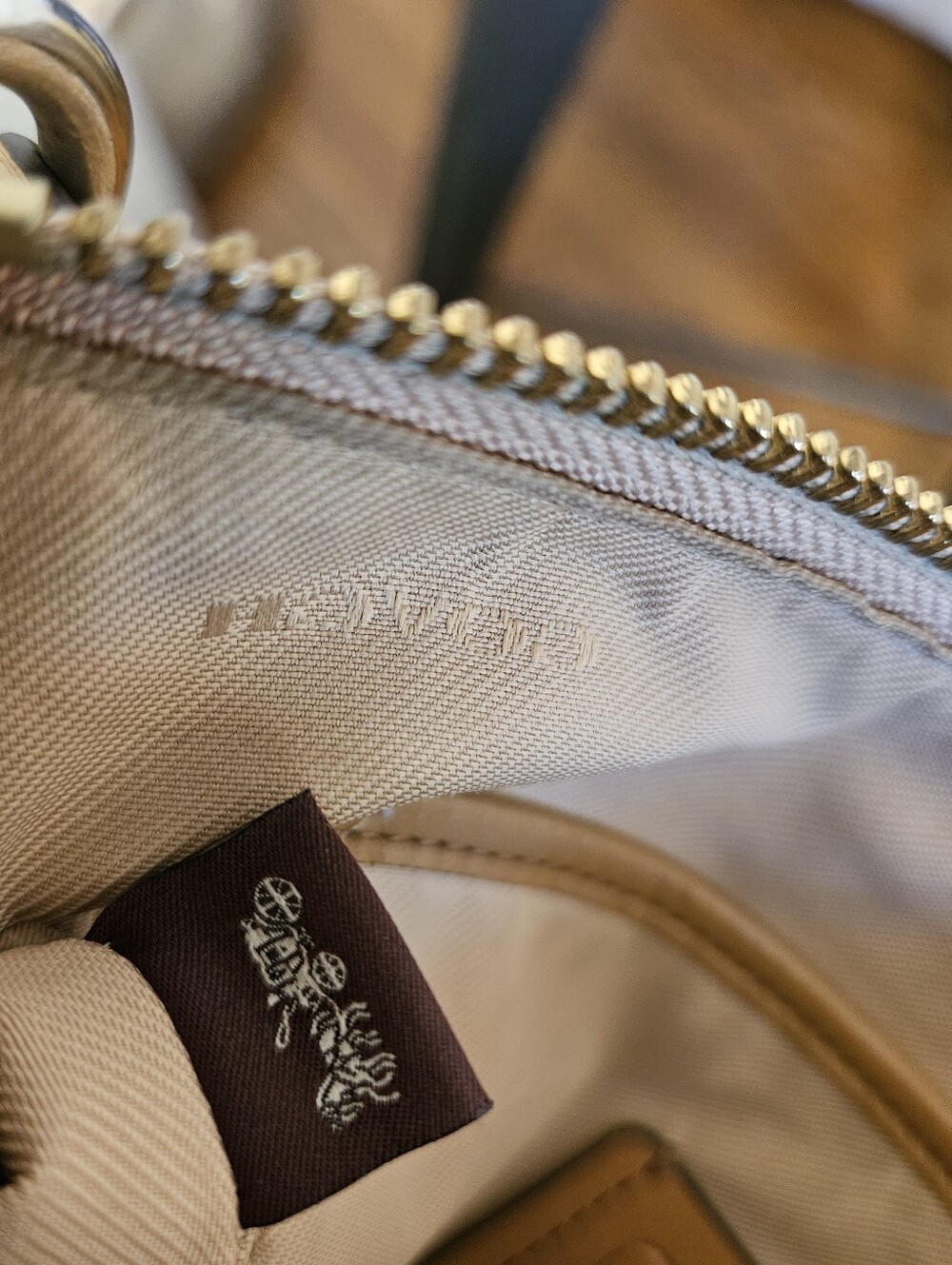 Coach Sutton Hand Bag in Beechwood Legacy Jacquard Print 67367 - Picture 7 of 9
